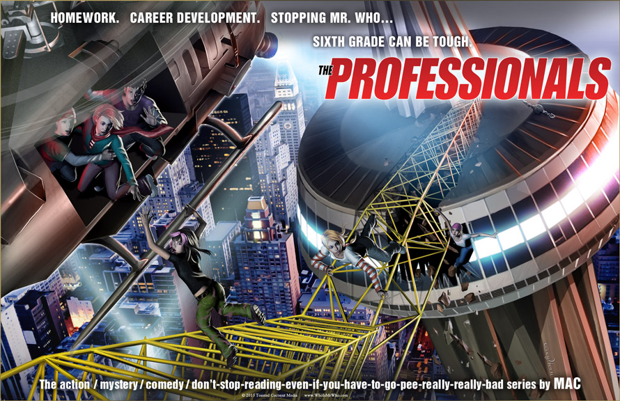 The Professionals, a six book mystery series for middle-grade readers